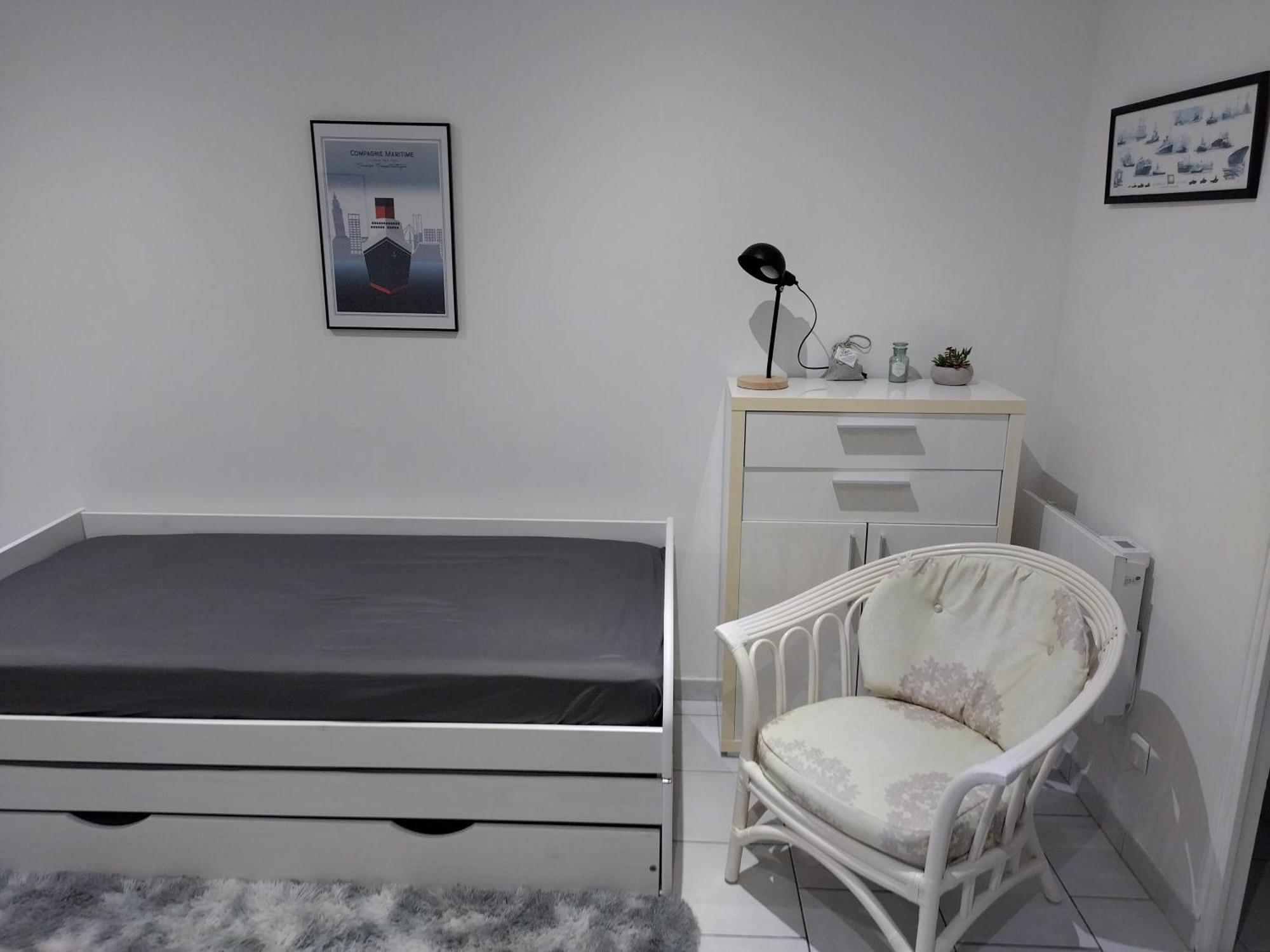 Studio Charmant Canape Lit Netflix Prime Video Wifi Dazn Χάβρη Εξωτερικό φωτογραφία